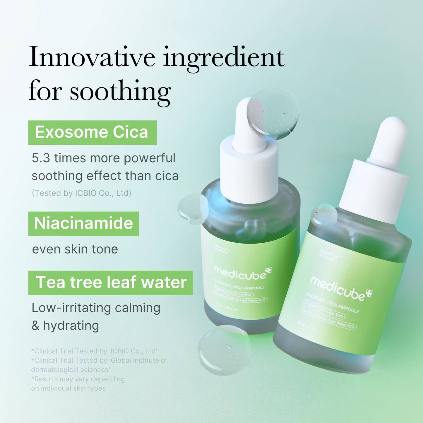 MEDICUBE Exosome Cica Calming Ampoule, 30ml