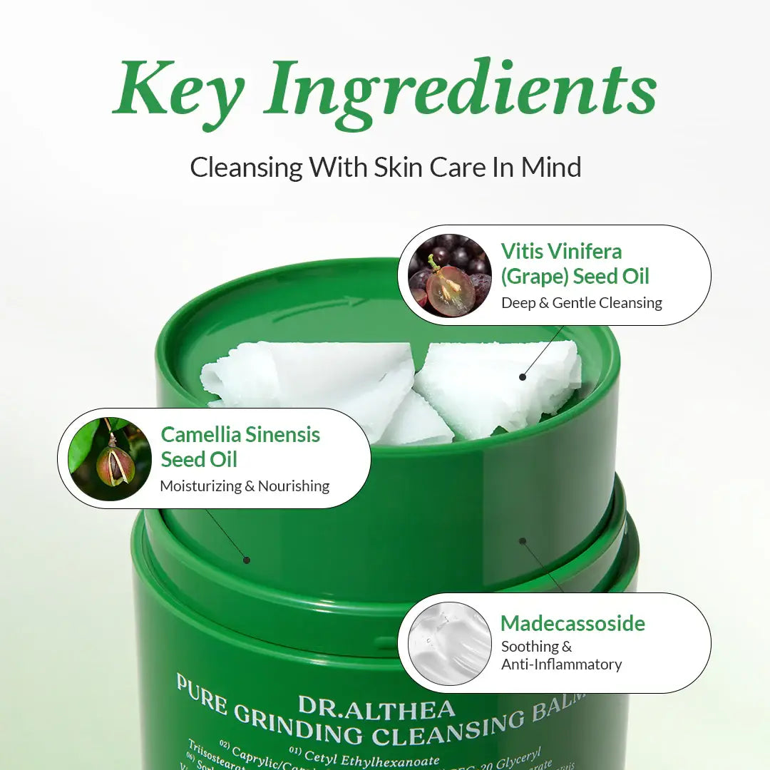 DR ALTHEA Pure Grinding Cleansing Balm Makeup Remover Vegan