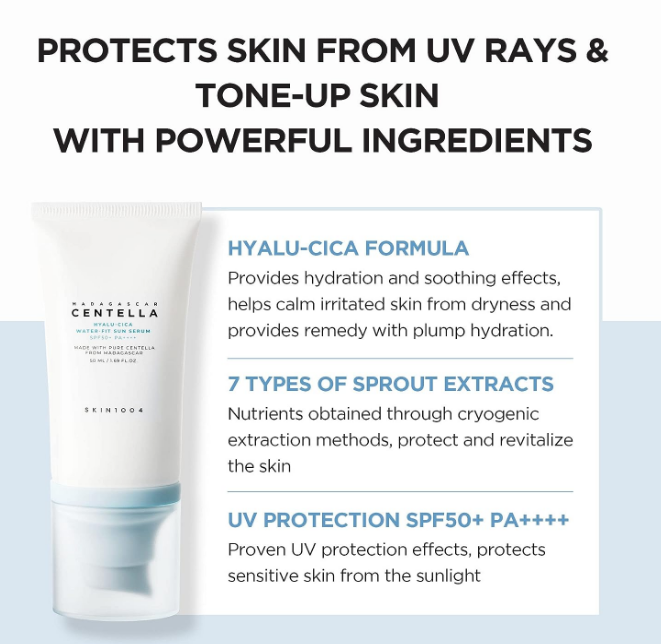 SKIN 1004 Madagascar Centella Hyalu-Cica Sunscreen SPF