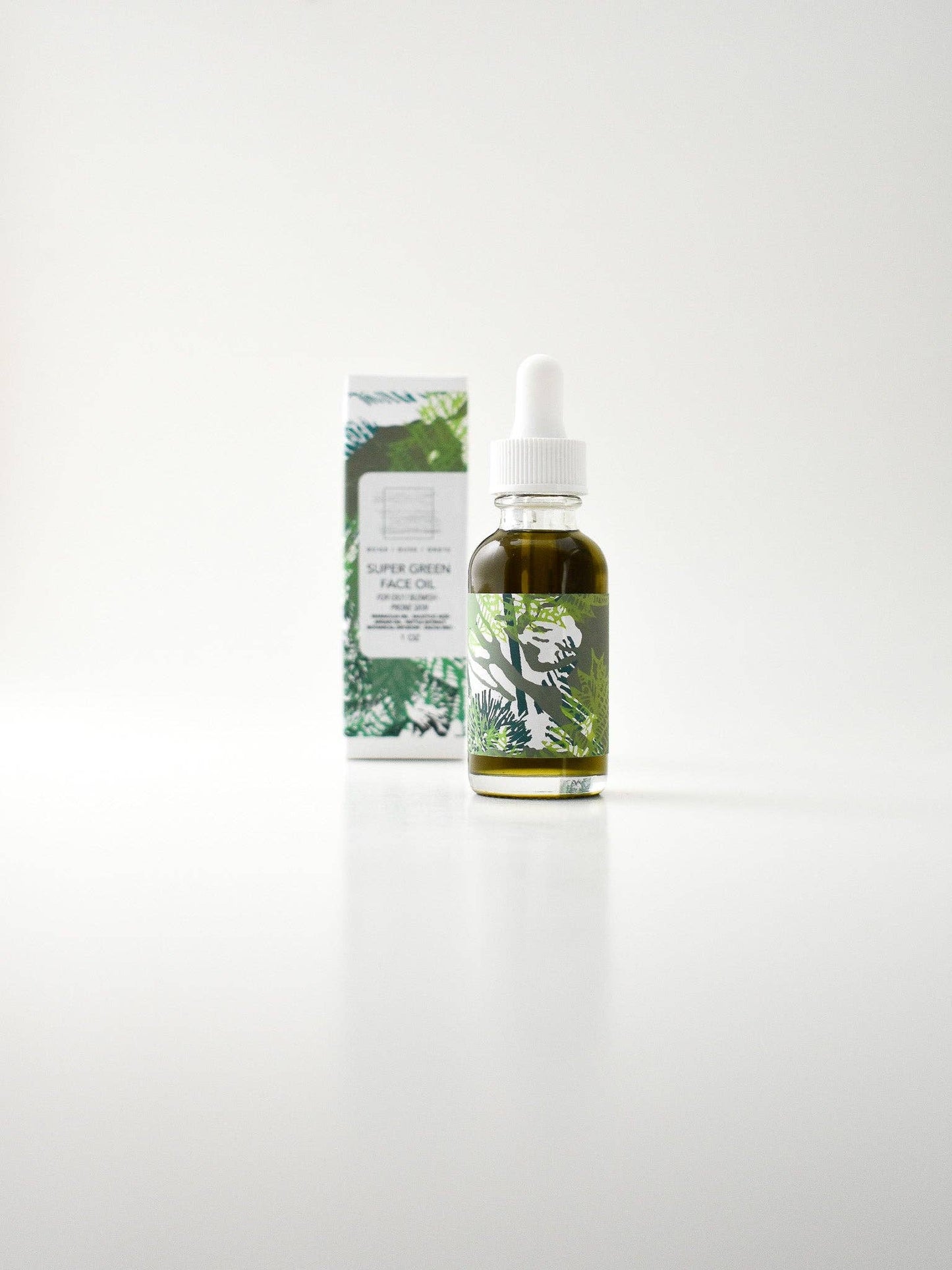 SUPER GREEN clarifying face oil for oily / blemish prone skin
