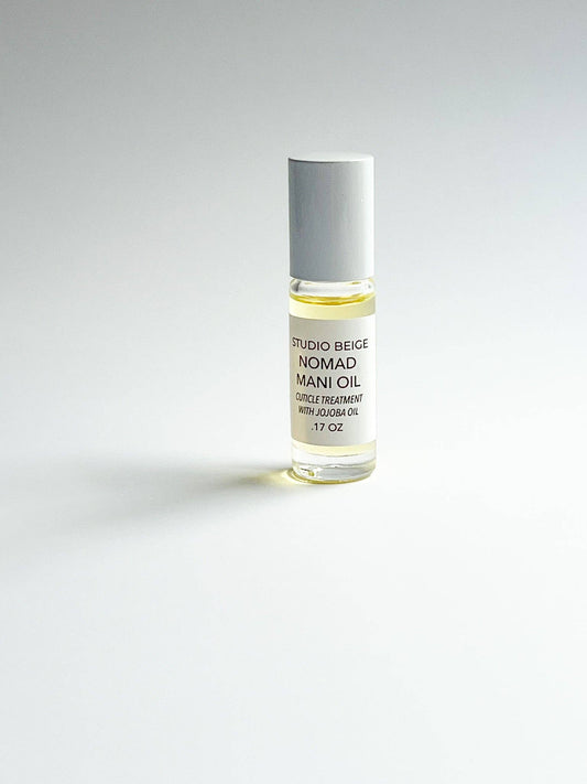 STUDIO BEIGE NOMAD MANI OIL cuticle oil with botanical infusion & mango butter