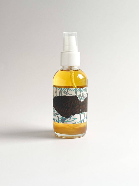 STUDIO BEIGE ROCKROSE amber & labdanum resin infused perfumed body oil